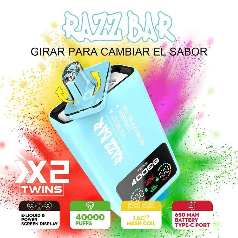 razz bar 40000 dual disposable